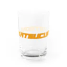 ハロー松田のとんかつTシャツのKASTUCURRYSTRONGKARAI Water Glass :left