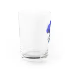 ヤぴのふよふよしてる136さん（青） Water Glass :left