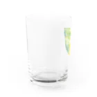 暖暖あたたかの葉っぱ Water Glass :left