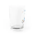 yaseekassy-heppokoの農家とにゃんころ Water Glass :left