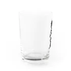 戯言商事の印刷の死（黒文字） Water Glass :left