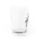 えるくし商店suzuri店の【2周年&新モデル記念】欲秤えるくしグッズ(ロゴ入り) Water Glass :left