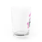 NITROMANIAのスカル（薔薇） Water Glass :left