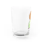 うさやのサーターアンダギーをゲットしてご満悦のカカポ Water Glass :left