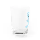 みずいろのくまのお店の水色のくま Water Glass :left