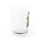 ヤミラミ先生(多忙の為低浮上)連絡はDMにください。の招き猫(福) Water Glass :left