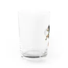 achahiの黒柴犬　ジョシーバ　癒し Water Glass :left