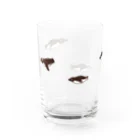 こはらなつ | イラストレーターのペンギンすいすい Water Glass :left