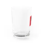 Bordercollie StreetのDDTObk-red Water Glass :left