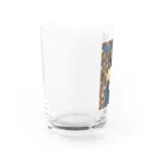 ぶたのたんこぶのまじめなくま Water Glass :left