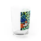 ぶたのたんこぶのマーチングめだか Water Glass :left