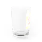 イルミとラップのイルミ　シマエナガたちとウトウト Water Glass :left