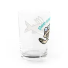 B-catの魚だじゃれシリーズ「はうアユ」グラス グラス左面