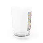 P R A Y .の鳥と花のよろこび Water Glass :left