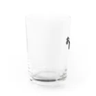 Omochi-kunのおもち（デカ文字） Water Glass :left