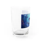 soeluのシャチと深海 Water Glass :left
