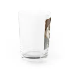 おまんぼさんのデグーのルークくん Water Glass :left