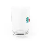 N's Creationの雨がっぱのこどもたち 水たまり Water Glass :left