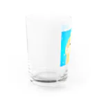 虹色PLUSの夏色キュートなウサギちゃん Water Glass :left