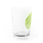 お好み焼き女ちゃんの広島おこ │green Water Glass :left