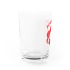 みつばち寫眞舘 通販別館の白鶏さんおたんじょびおめでとう！ Water Glass :left