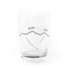 まつのき商店のゆるい槍穂高 Water Glass :left