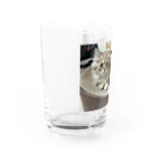 にゃんこの「めめたん」グッズのちいさかったころ Water Glass :left