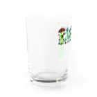 ru_machanのFlowers thinking about mess 002 Water Glass :left