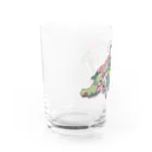 猫のきぬくんのお店の夢中なにゃんず Water Glass :left