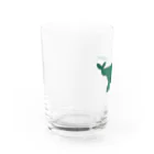 くすのき もんのおだやかなクジラ Water Glass :left