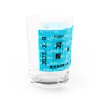 FUGU_GOODSの【ぷくぷく電鉄】きっぷ_フグ発_290円区間 Water Glass :left