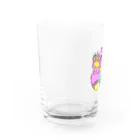 楽しいタカちゃんのくま吉がえる Water Glass :left