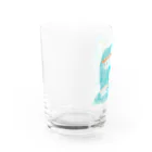 だちゃんの寿司魚 Water Glass :left