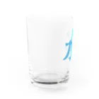 ねむ家のすずりの水を飲んでいる Water Glass :left