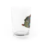 ばっしーの世界の花がらの深海くん Water Glass :left