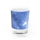 ぽにいずしょっぷのぽにいぺがさすグラス（深い夜） Water Glass :left