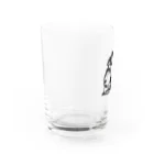 tanukimoguraのイーッて顔してるたぬき Water Glass :left