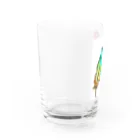 suuのカラフル羽 Water Glass :left