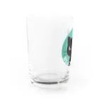 あずき缶のBLACK CAT Water Glass :left