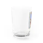 rosalinaのジョルジュ・バルビエ『ファルバラ・エ・ファンフルリュシュ』より《ショールの味わい》 Water Glass :left