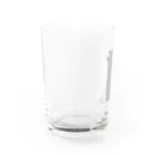 うゆの父ちゃんのひょっこりなもふ猫 Water Glass :left