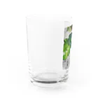 daretomo-kaburanaiiのだれともかぶらないブロッコリー Water Glass :left