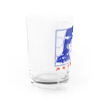 わわわ！デリバリーの肉まんもぐもぐガールブルー Water Glass :left