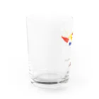 HeartToMeの喫茶　花猫珈琲　＜プリンアラモード＞ Water Glass :left