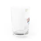 kumamia（くまみあ）のくまの3兄弟（マカロン） Water Glass :left