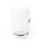 kumamia（くまみあ）のくまの3兄弟（ぞうさん） Water Glass :left