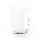 kumamia（くまみあ）のひょっこり！ふうせん（赤） Water Glass :left