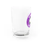 ken_ikedaの腹巻きアザラシ君(紫) Water Glass :left