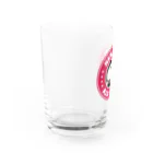 ken_ikedaの腹巻きアザラシ君(赤) Water Glass :left