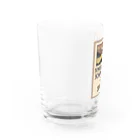 YS VINTAGE WORKSのスイス・ベルン州シュピーツのシャトーホテルの古い広告 Water Glass :left